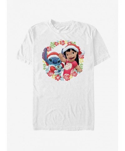 Disney Lilo & Stitch Holiday Lilo And Stitch T-Shirt $8.41 T-Shirts