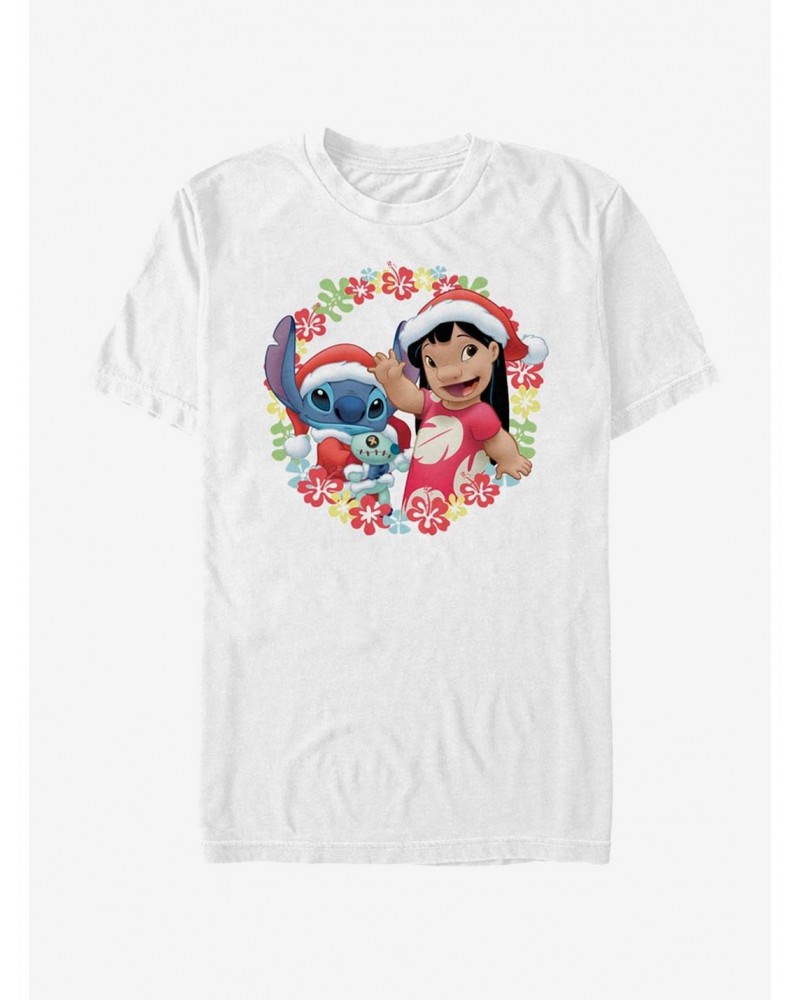 Disney Lilo & Stitch Holiday Lilo And Stitch T-Shirt $8.41 T-Shirts