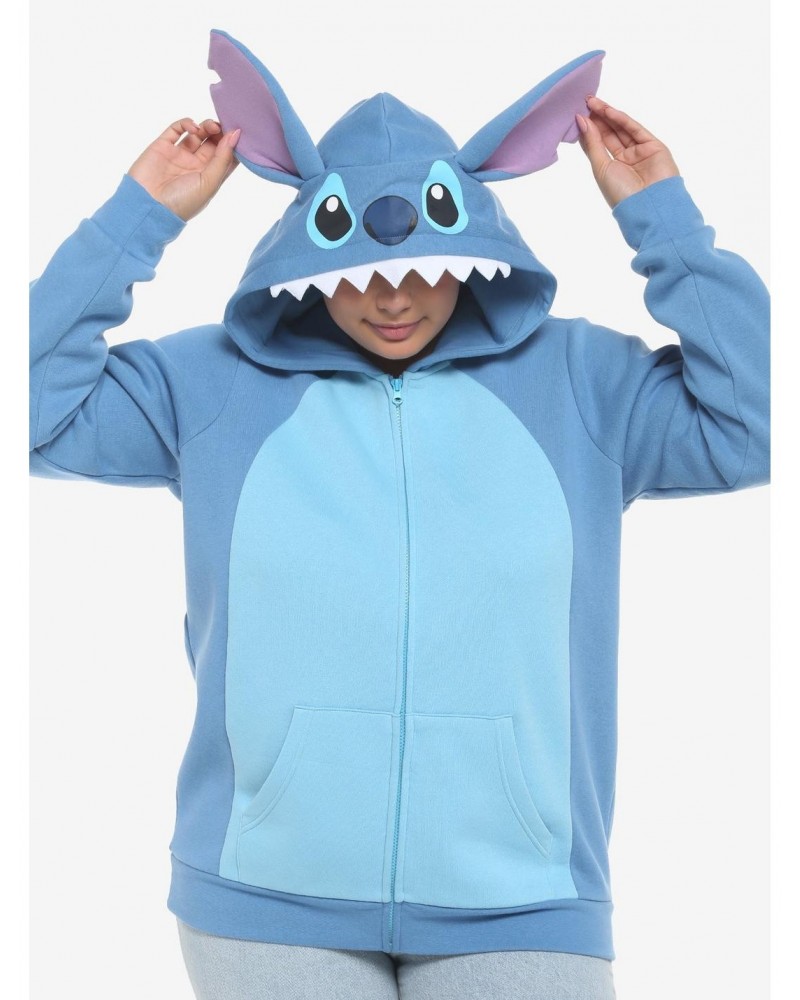 Disney Lilo & Stich Ears Girls Hoodie Plus Size $17.25 Hoodies