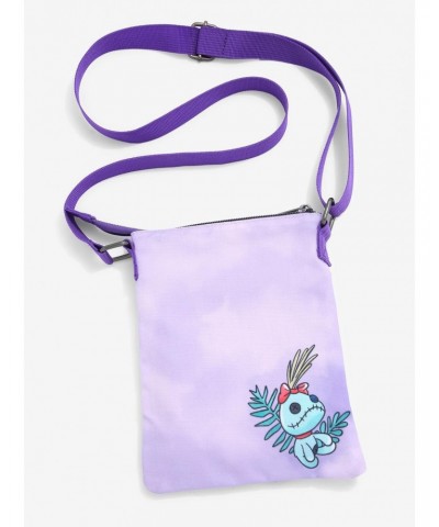 Loungefly Disney Lilo & Stitch Stitch & Flowers Passport Crossbody Bag $6.37 Bags