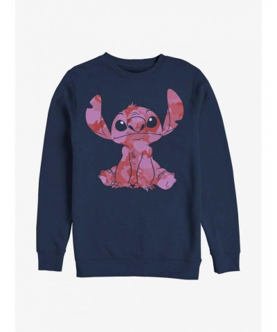 Disney Lilo & Stitch Heart Fill Crew Sweatshirt $10.04 Sweatshirts