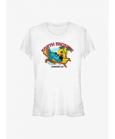 Dsny Lilo Stch Lazy Stitch Girls T-Shirt $8.76 T-Shirts