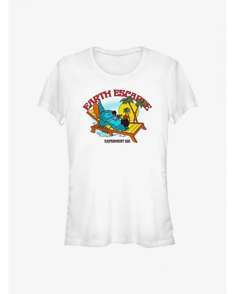 Dsny Lilo Stch Lazy Stitch Girls T-Shirt $8.76 T-Shirts