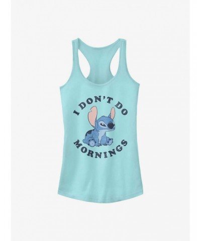 Disney Lilo And Stitch I Dont Do Mornings Girls Tank $7.97 Tanks