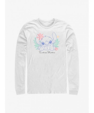 Disney Lilo & Stitch Kindness Matters Long Sleeve T-Shirt $11.32 T-Shirts