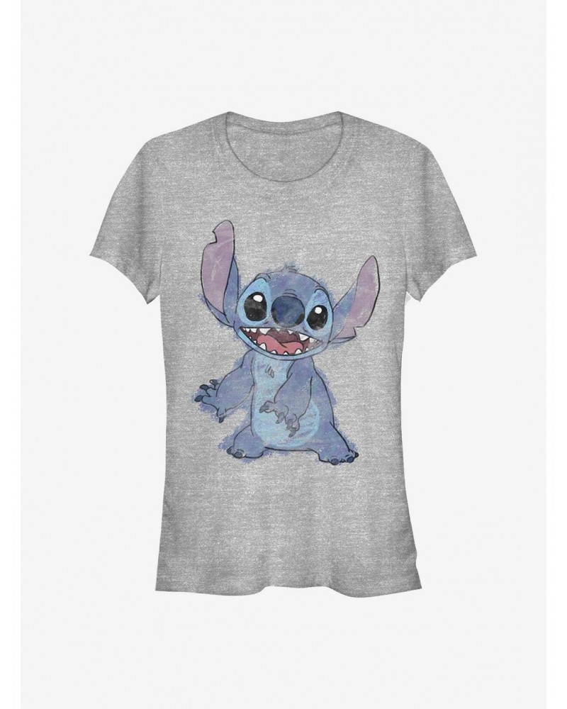 Disney Lilo & Stitch Sketchy Stitch Girls T-Shirt $5.98 T-Shirts