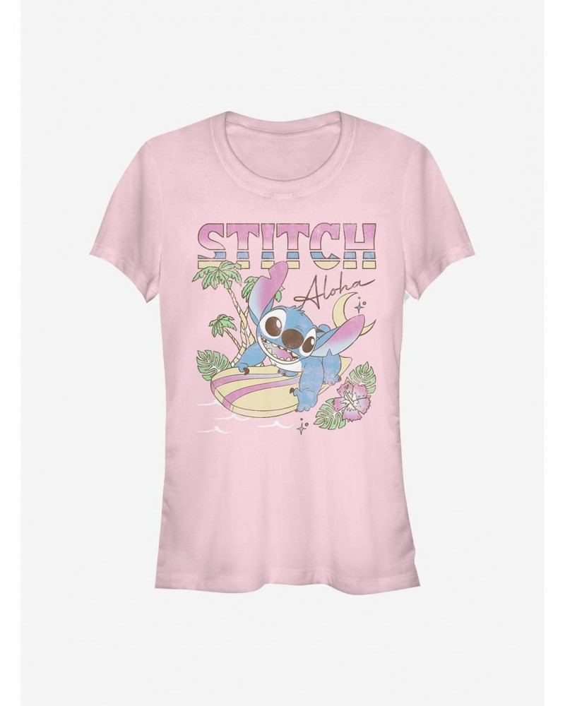 Disney Lilo & Stitch Aloha Stitch Girls T-Shirt $6.77 T-Shirts