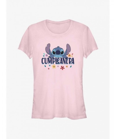 Disney Lilo & Stitch Spanish Birthday Girls T-Shirt $6.18 T-Shirts