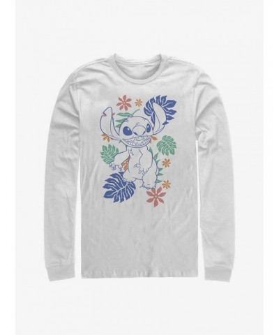 Disney Lilo & Stitch Tropical Stitch Long-Sleeve T-Shirt $9.48 T-Shirts