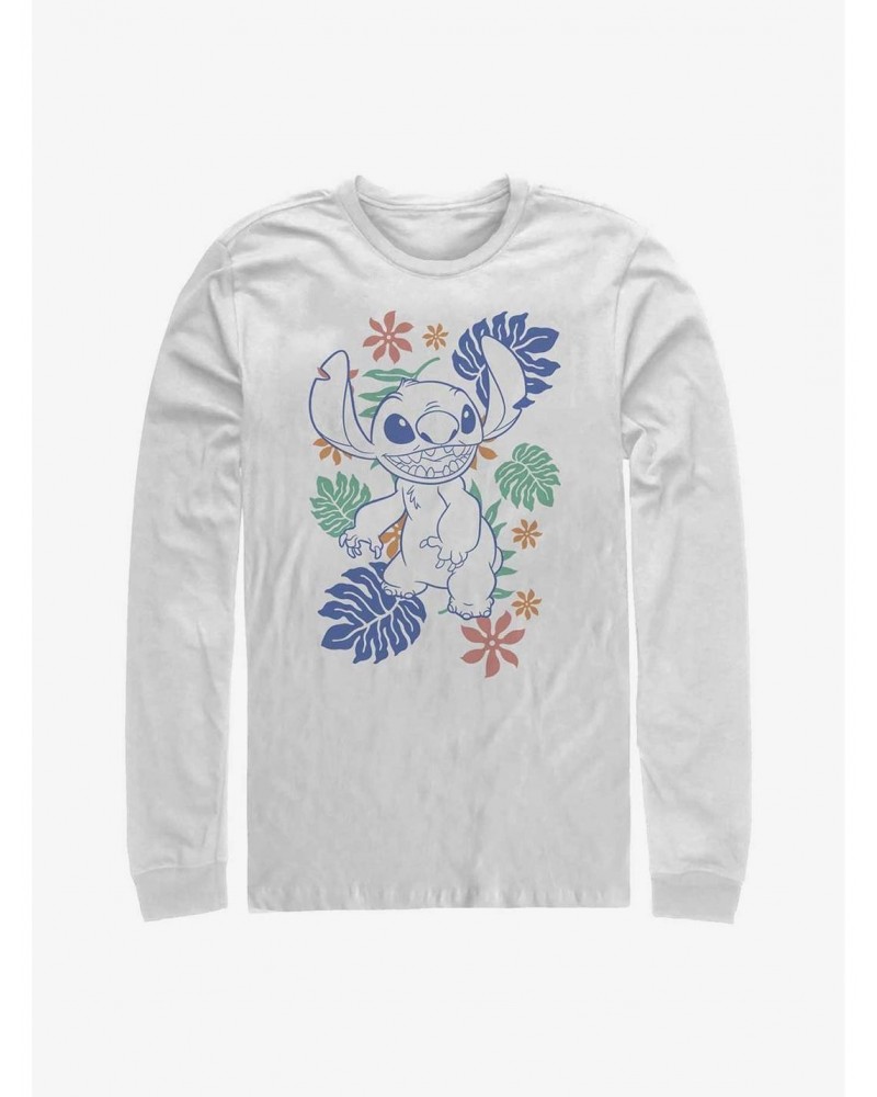 Disney Lilo & Stitch Tropical Stitch Long-Sleeve T-Shirt $9.48 T-Shirts