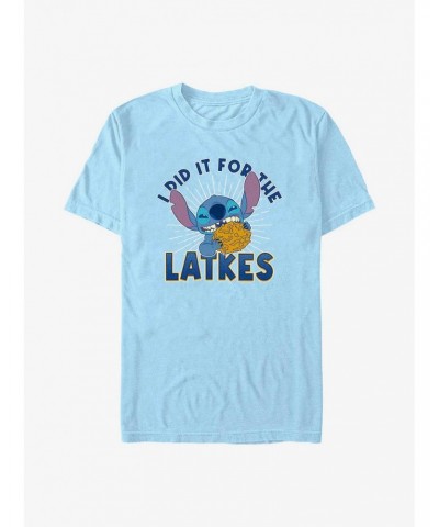 Disney Lilo & Stitch Did It For Latkes Extra Soft T-Shirt $9.09 T-Shirts