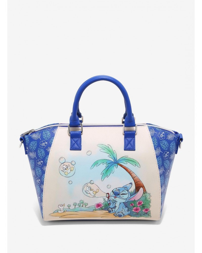 Loungefly Disney Lilo & Stitch Bubbles Satchel Bag $25.80 Bags