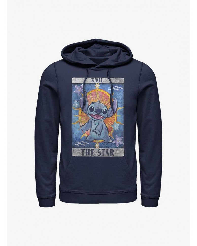 Disney Lilo & Stitch The Star Tarot Card Hoodie $17.60 Hoodies