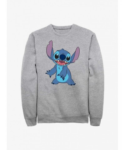 Disney Lilo & Stitch Smile Pose Crew Sweatshirt $13.28 Sweatshirts