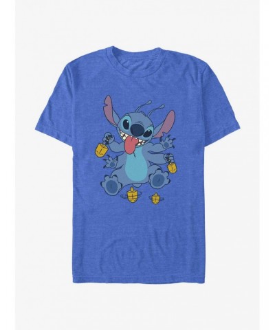 Disney Lilo & Stitch Hanukkah Spinning Dreidels T-Shirt $5.74 T-Shirts