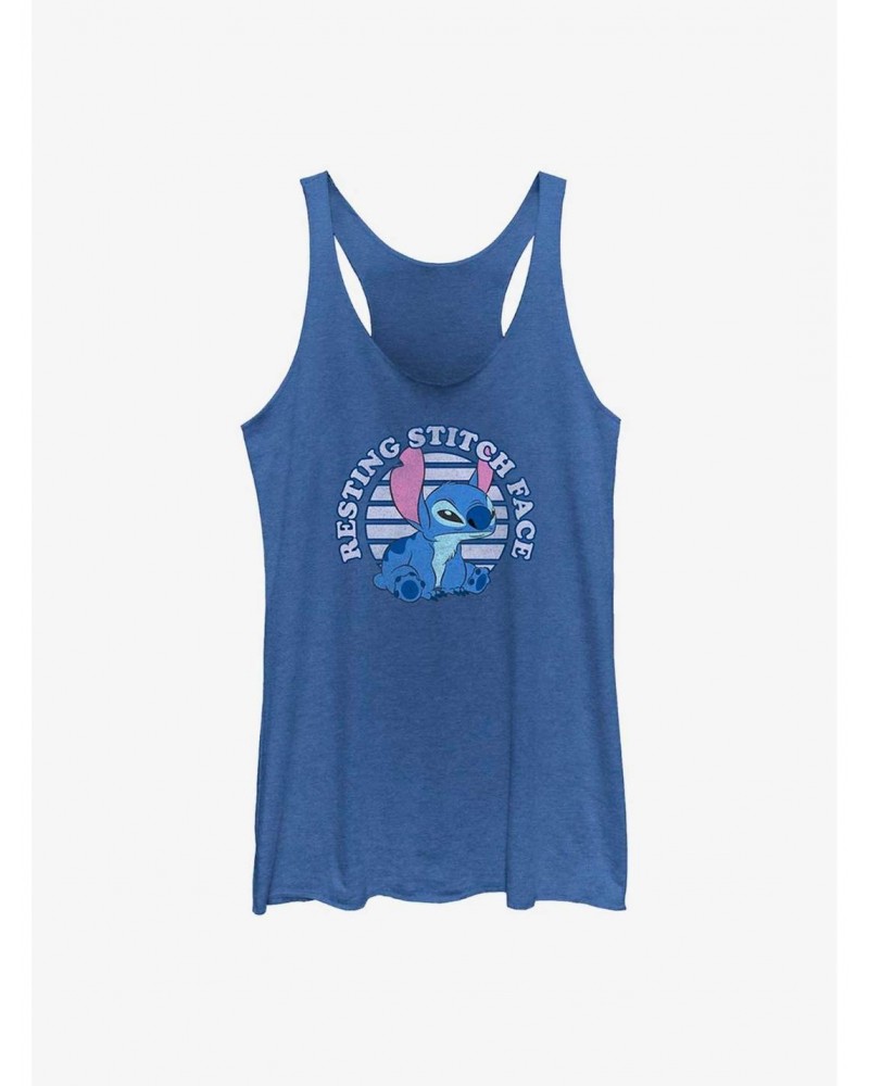 Dsny Lilo Stch Stitch Face Girls Raw Edge Tank $6.84 Tanks