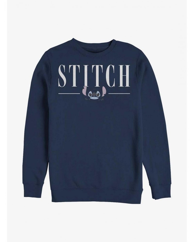 Disney Lilo & Stitch Title Crew Sweatshirt $11.81 Sweatshirts