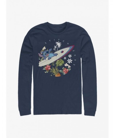 Disney Lilo & Stitch Surfer Dude Long-Sleeve T-Shirt $10.79 T-Shirts