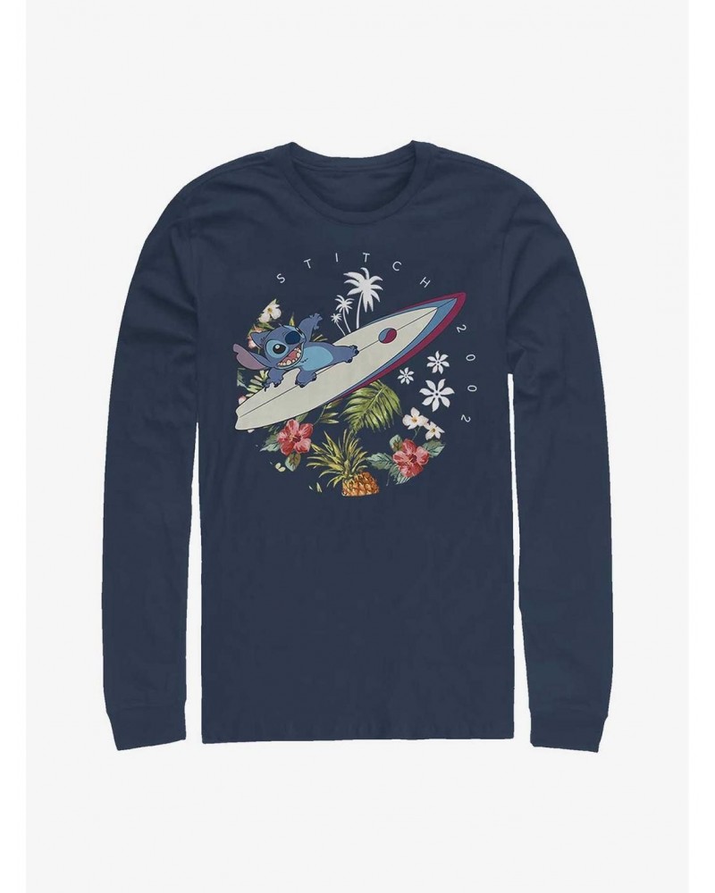 Disney Lilo & Stitch Surfer Dude Long-Sleeve T-Shirt $10.79 T-Shirts