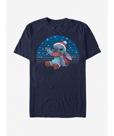 Disney Lilo & Stitch Holiday Snowing Stitch T-Shirt $7.07 T-Shirts