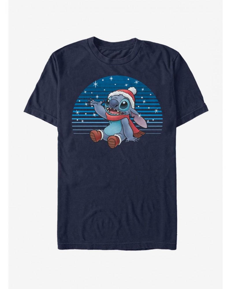 Disney Lilo & Stitch Holiday Snowing Stitch T-Shirt $7.07 T-Shirts