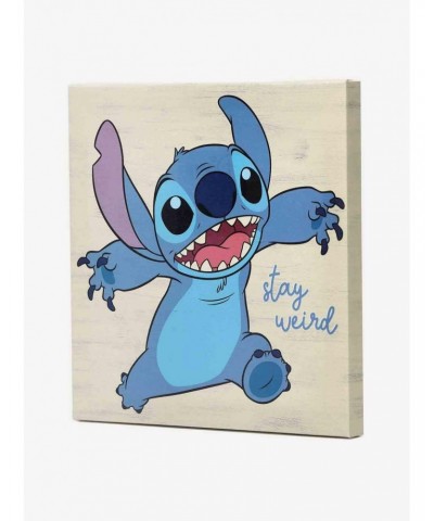 Disney Lilo & Stitch Stay Weird Canvas Wall Decor $13.97 Décor