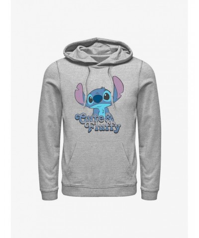 Disney Lilo & Stitch Fluffy Stitch Hoodie $12.21 Hoodies