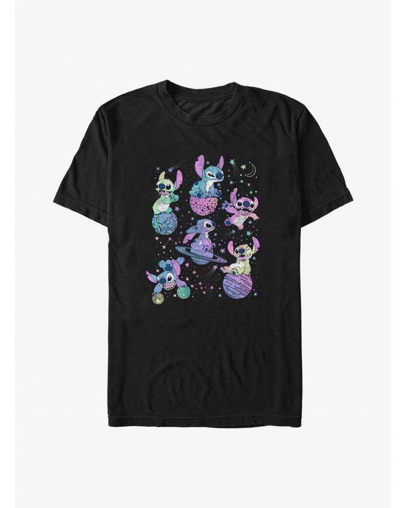 Disney Lilo & Stitch Planetary Stitch T-Shirt $9.37 T-Shirts