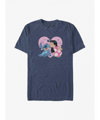 Disney Lilo & Stitch Valentine Kisses Big & Tall T-Shirt $8.61 T-Shirts