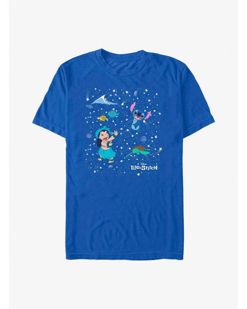 Disney Lilo & Stitch Constellation T-Shirt $8.03 T-Shirts