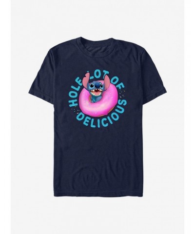 Disney Lilo & Stitch Hole Lot Of Delicious T-Shirt $8.22 T-Shirts