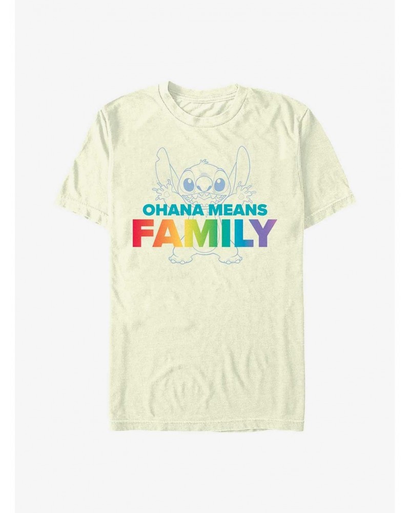 Disney Lilo & Stitch Ohana Pride T-Shirt $5.74 T-Shirts