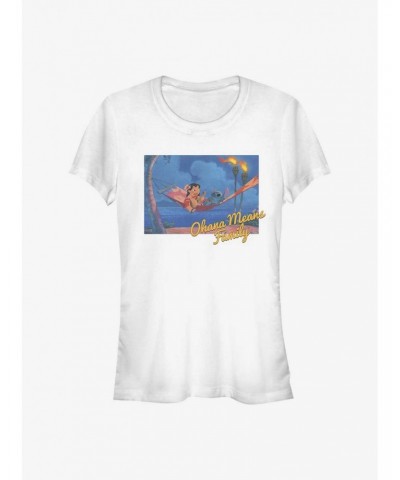 Dsny Lilo Stch Ohana Hammock Girls T-Shirt $7.77 T-Shirts