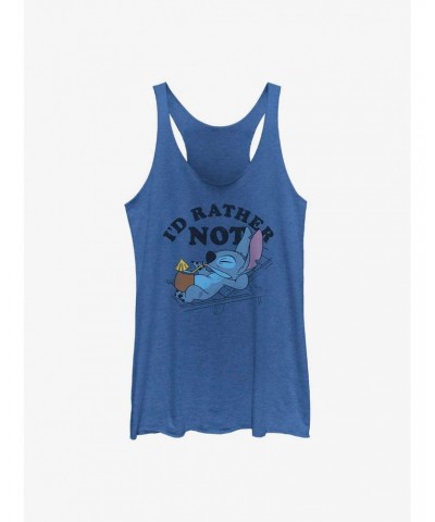 Disney Lilo & Stitch I'd Rather Not Girls Tank $6.22 Tanks