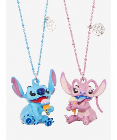 Disney Lilo & Stitch Duo Ice Cream Best Friend Necklace Set $8.28 Necklace Set