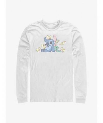 Disney Lilo & Stitch Ducky Kind Long Sleeve T-Shirt $10.00 T-Shirts