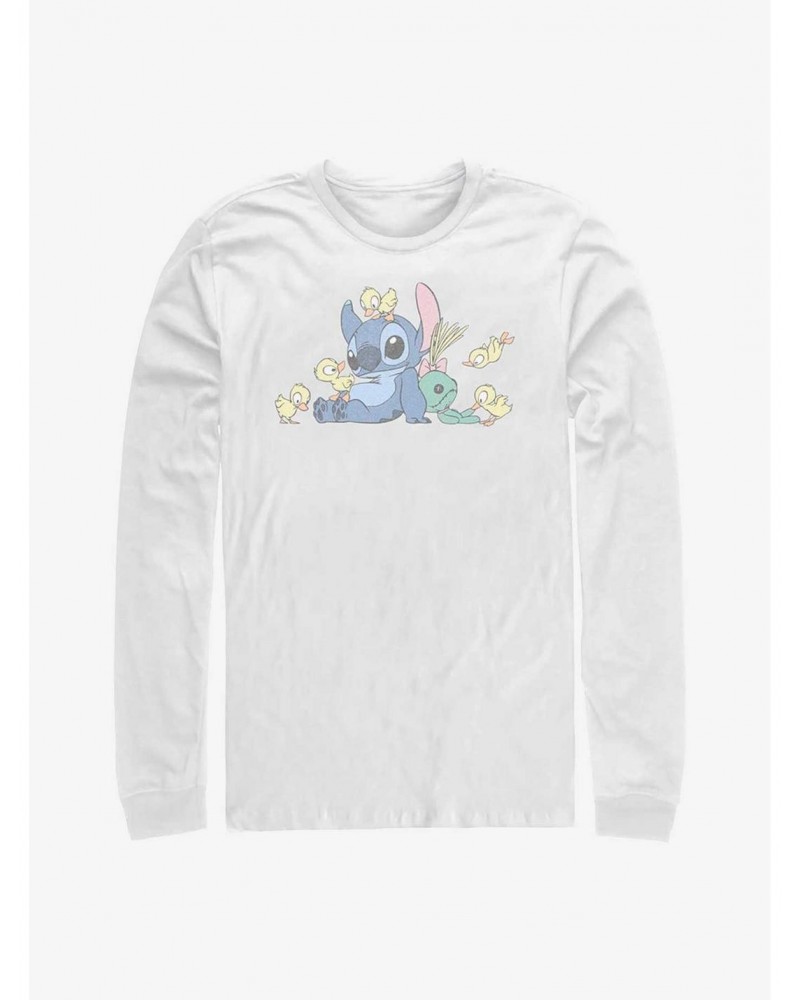 Disney Lilo & Stitch Ducky Kind Long Sleeve T-Shirt $10.00 T-Shirts