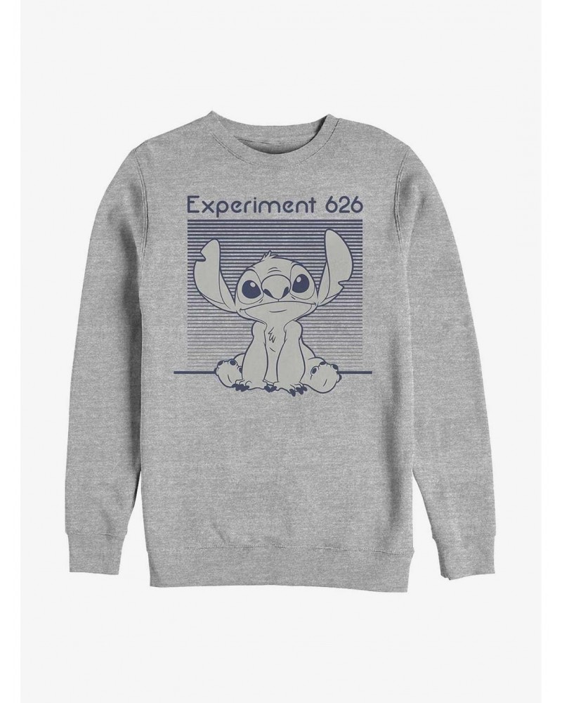 Disney Lilo & Stitch Stitch Experiment 626 Experiment Crew Sweatshirt $9.74 Sweatshirts