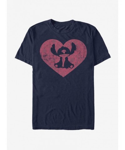 Disney Lilo & Stitch Stitch Heart T-Shirt $8.60 T-Shirts