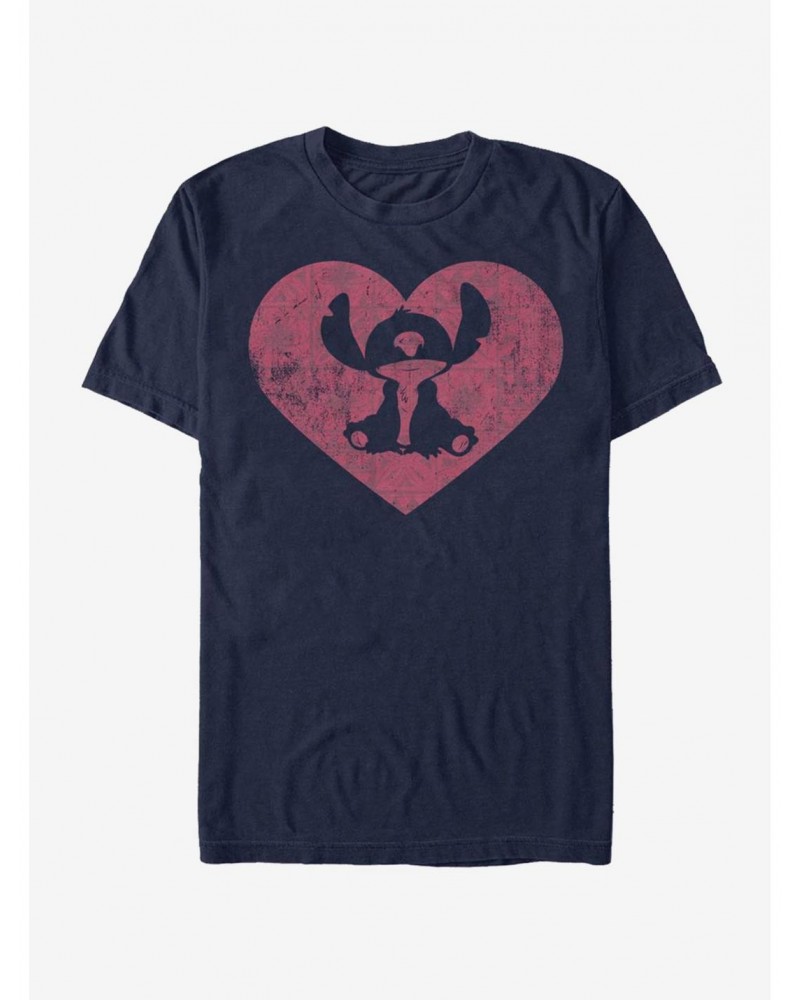 Disney Lilo & Stitch Stitch Heart T-Shirt $8.60 T-Shirts