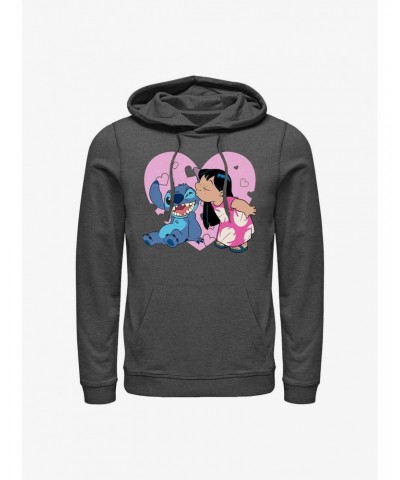 Disney Lilo & Stitch Kisses Hoodie $14.37 Hoodies