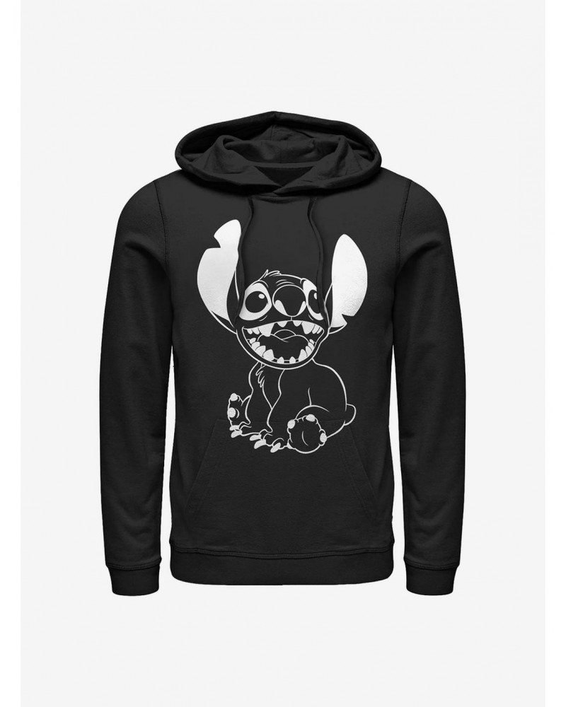 Disney Lilo & Stitch Outline Stitch Hoodie $17.60 Hoodies