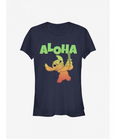 Disney Lilo & Stitch Aloha Stitch Girls T-Shirt $6.37 T-Shirts