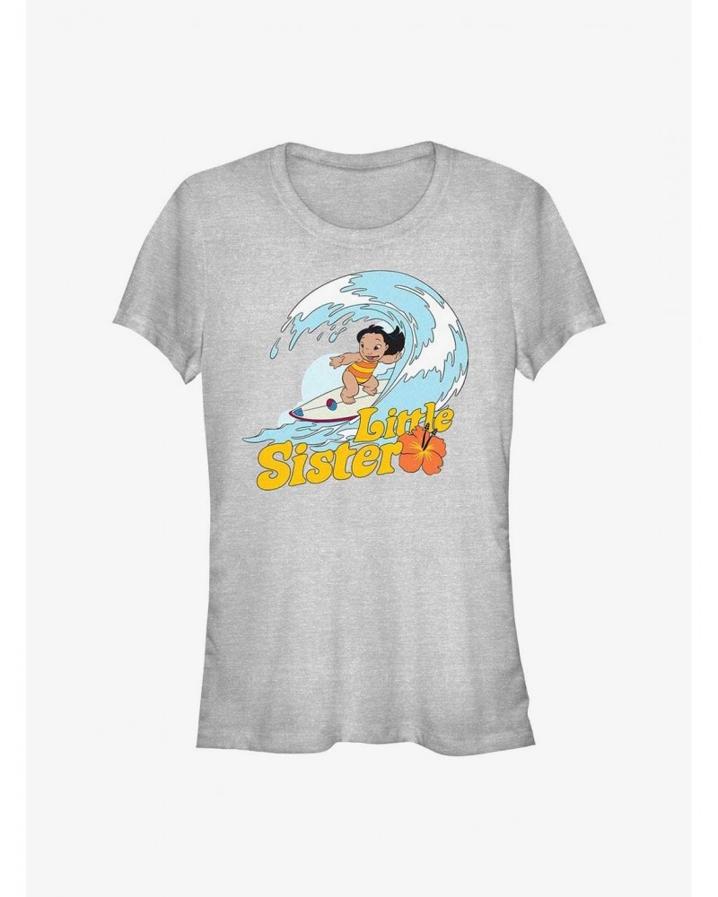 Disney Lilo & Stitch Little Sister Lilo Girls T-Shirt $6.97 T-Shirts