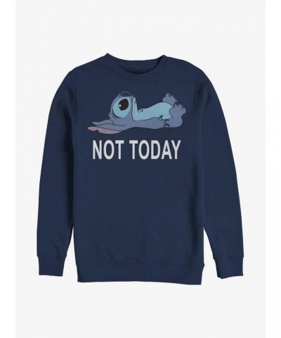 Disney Lilo & Stitch Not Today Crew Sweatshirt $10.63 Sweatshirts