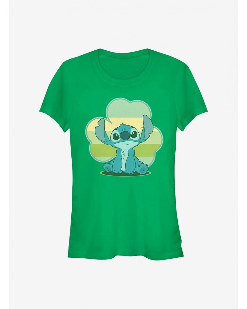 Disney Lilo & Stitch Lucky Stitch Girls T-Shirt $8.57 T-Shirts