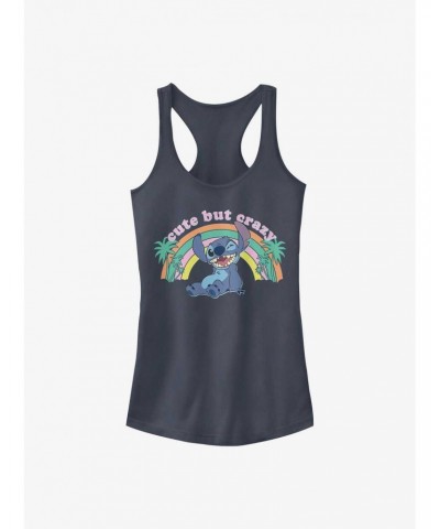 Disney Lilo & Stitch Cute But Crazy Girls Tank $8.17 Tanks