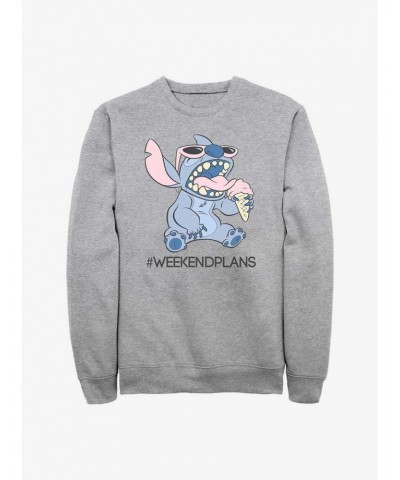 Disney Lilo & Stitch Weekend Plans Sweatshirt $14.17 Sweatshirts