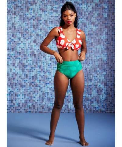 Disney Lilo & Stitch Leaf High-Waisted Swim Bottoms $6.44 Bottoms