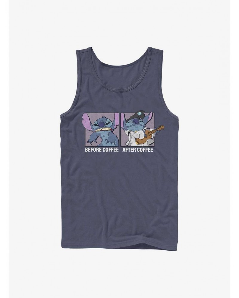 Disney Lilo & Stitch Before Coffee After Coffee Tank $5.98 Tanks